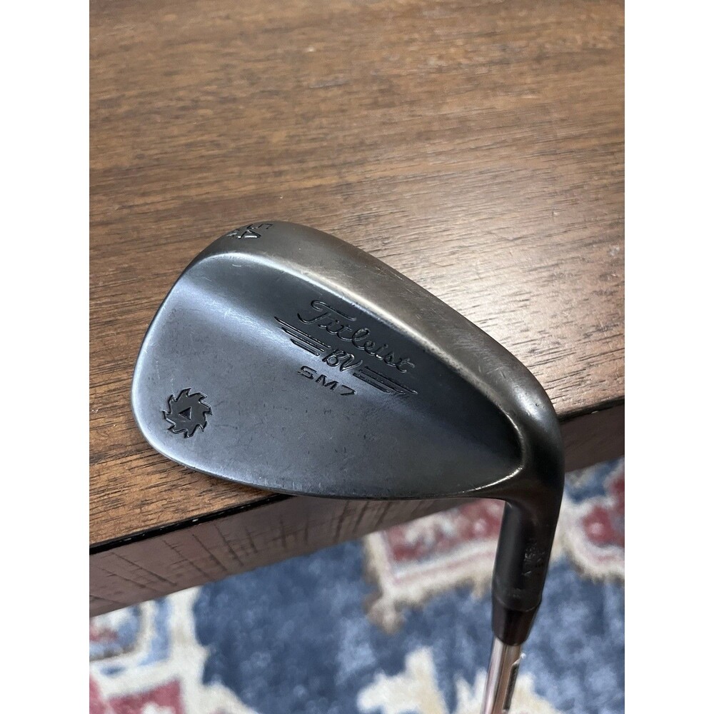 Titleist Vokey SM7 Jet Black 54° 14F Wedge Steel Shaft Wedge Flex RH
